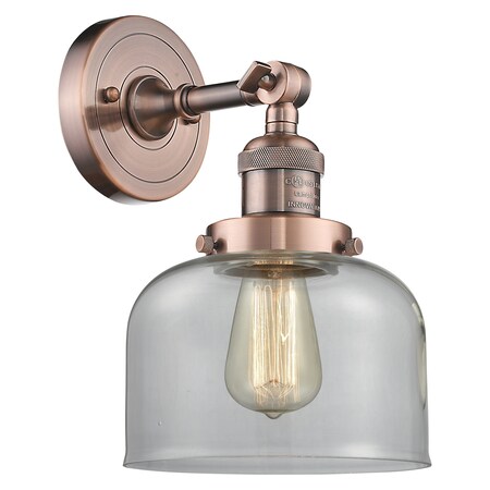 Innovations Lighting 203-AC-G72 1 Light Sconce, Antique Copper